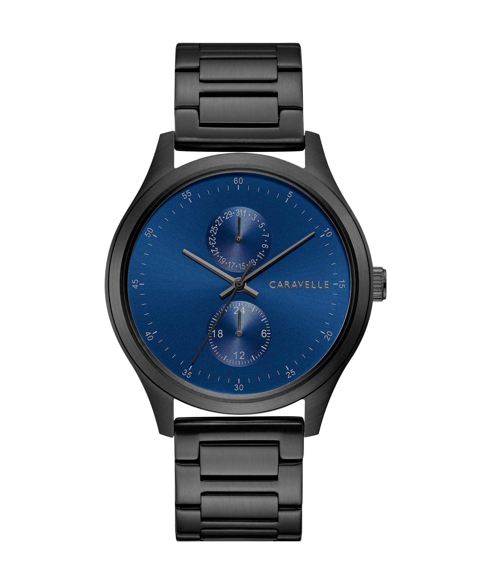 GOLDWIN ミドラー　ブルー Blue Dial Stainless Steel Bracelet Min Max 45C116 | Bulova